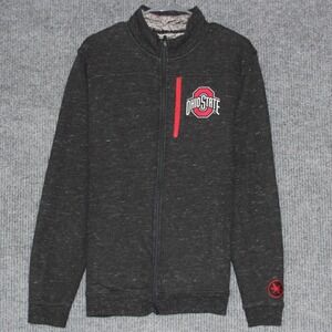 Ohio State Buckeyes Men's Full Zip Fleece Lined Jacket Size‎ L Sports Casual
